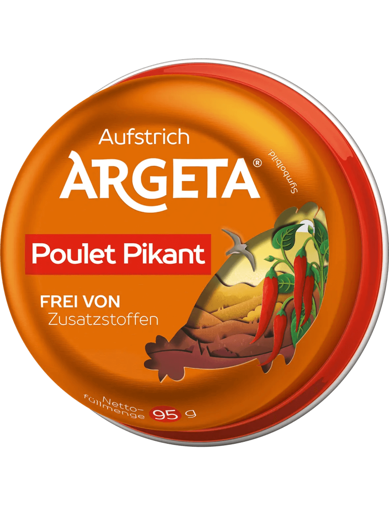 Argeta Hühnerfleisch Pikant 14*95g