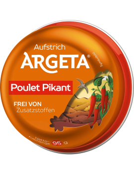 Argeta Hühnerfleisch Pikant 14*95g