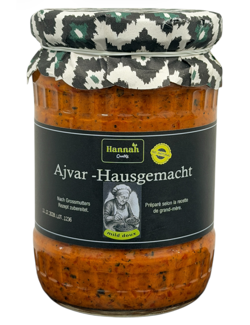 Hannah Ajvar hausgemacht mild 12*550g